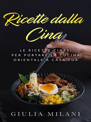 cover image of Ricette dalla Cina